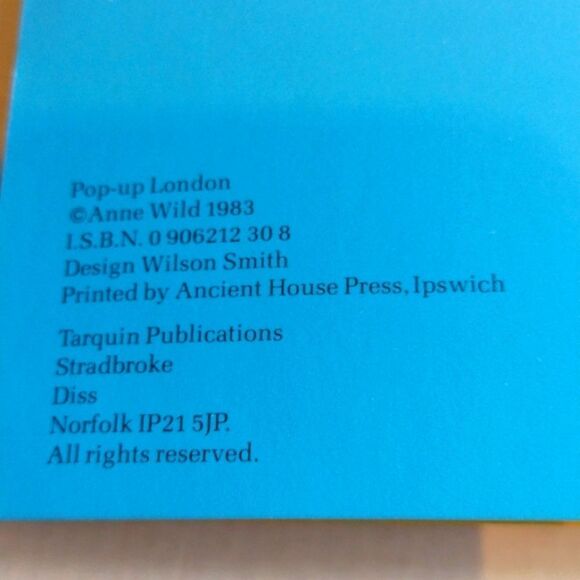 Pop-Up London, a pop-up book to make yourself by Anne Wild, Tarquin Publications - Picture 6 of 8
